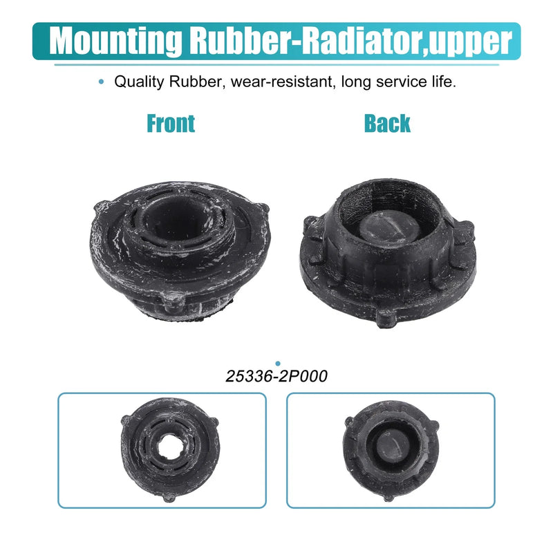 Kia Sorento Lower Rubber Cushion Radiator Mount Insulators (2011-2015)