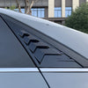 Hyundai Elantra Black Side Vent Window Scoop Louver Cover Trim (2021-2022)