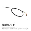 Honda CM125 Throttle Cable Wire / 110cm 43.3" Rubber Coated Black