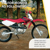 Honda CRF80F XR100R Air Filter Cap w/ Seal