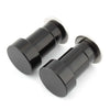 Thruxton CNC Aluminum Black Mirror Hole Caps Covers