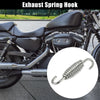 Motorcycles Exhaust Pipe Spring Hook 54mm 2.11" Stainless Steel Silver Tone