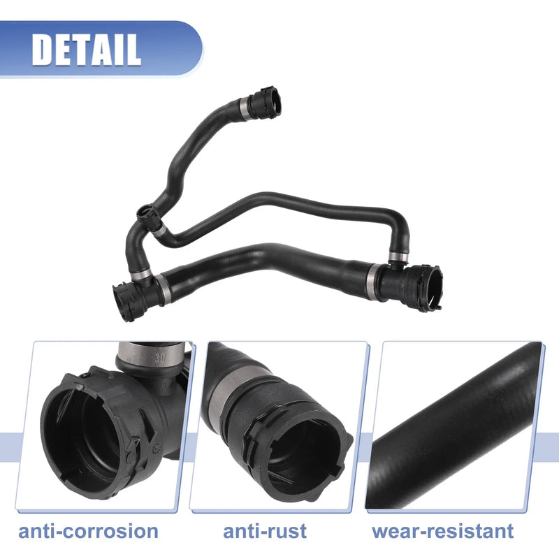 BMW 750i 750Li 4.8L Heater Hose Radiator Tank Pipe (2006-2008)