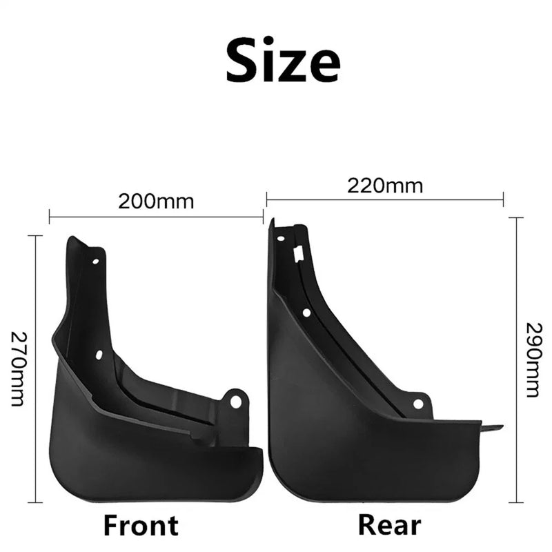 Geely Coolray 4 Pcs Mud Flaps Splash Guards (2021-2024)