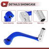 Honda CRF110F Folding Shifter Lever Blue Silver Tone (2013–2018)