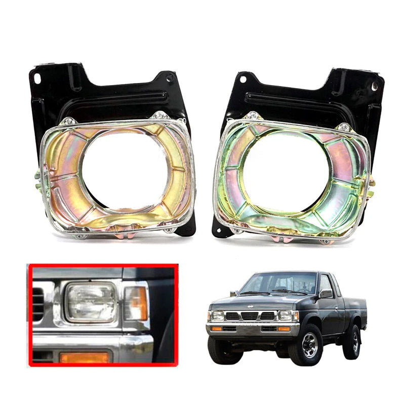Nissan Navara Datsun D21 1986-1997 Headlight Housing Bracket Set