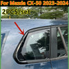 Mazda CX-50 2 x Glossy Black Rear Window Trim Molding Cover (2023–2024)