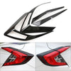 Honda Civic Sedan Carbon Fiber Taillight Covers (2016-2020)