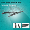 Jeep Compass Rear Wiper Blade Arm Kit (2007-2014)