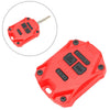 Jeep Wrangler Red ABS Car Key Fob Shell Case (2007-2017)