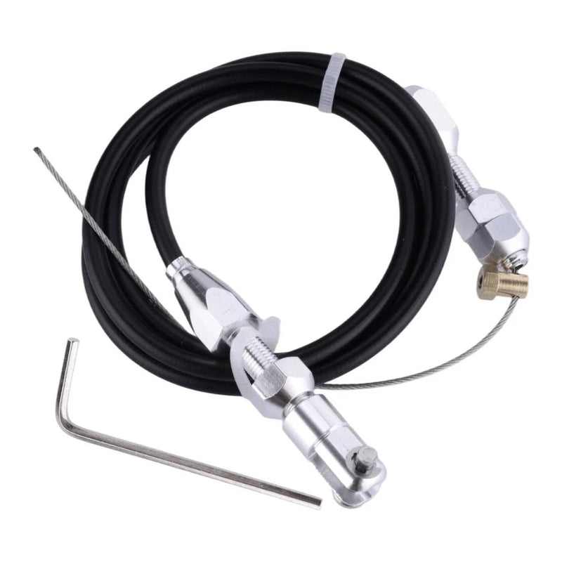 Ford Mustang 5.0L 36" Stainless Steel Braided Throttle Cable (1986-1993)