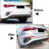 Audi A3 Sedan Pre-Facelift Rear Bumper Spoiler Lip (2020-2024)