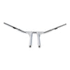 Harley Road King Softail Deluxe Chrome Rise 1-1/4 T-Bar Handlebar