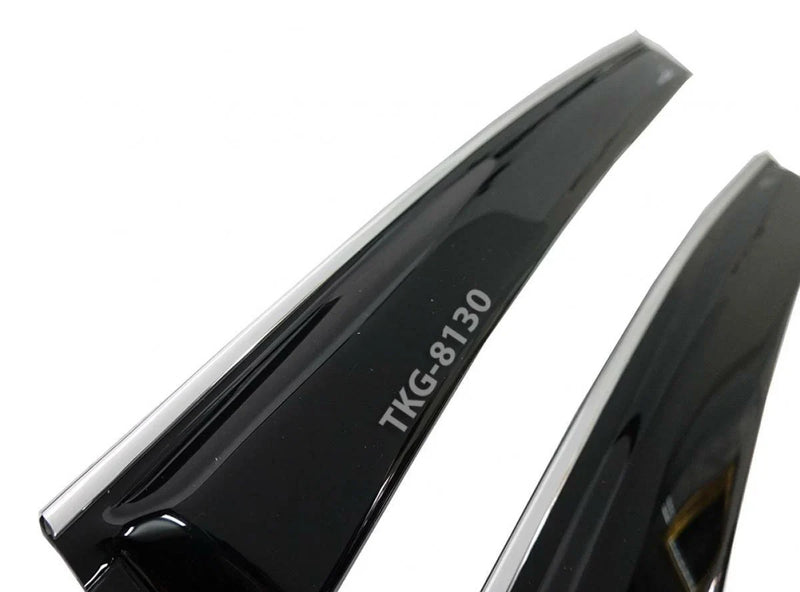 Honda CR-V 4 x Chrome Door Visor Monsoonss (2007-2011)