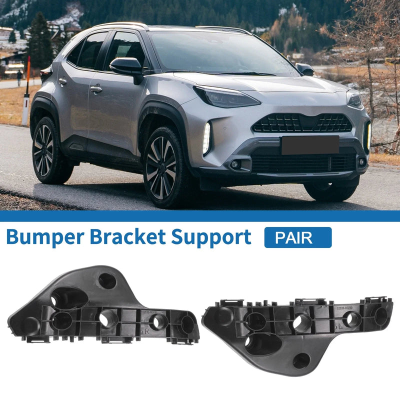 Toyota Yaris Pair Front Bumper Retainer Bracket