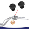 Motorcycle M10x1.25 2 x Right Side Rearview Mirror Screws Cap