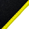 BMW 3 Series E93 Convertible 2007-2013 Yellow Trim Black Floor Mats