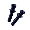 Door Lock Knob Black Pair Fits Datsun 1200 Sunny B110 2D 4D Sedan 1970-73 D03