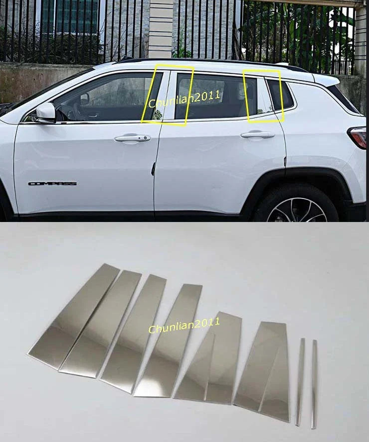 Jeep Compass Sill Frame with Middle Pillars Post Upper Window (2017-2021)