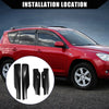 Toyota Roof Rack Rails / 4 x End Cap Protection Cover Shell