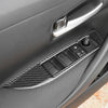 Toyota Corolla 2019-2024 Soft Carbon Fiber Window Lift Panel Trim Kit