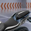 Kawasaki Ninja 400 Black White Driver Passenger Seat (2018-2023)