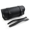 Storage Universal Black PU Leather Motorcycle Side Saddle Bags