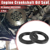 Toyota Land Cruiser Black 2 x Engine Crankshaft Oil Seal