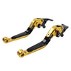 Honda CBR600RR CBR1000RR Gold Extendable Brake Clutch Levers (07-22)