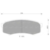 Toyota Landcruiser Prado Rear Disc Brake Pad Set (1990–2018)