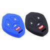 Mitsubishi Galant Black & Blue 4 Button Key Shell Cover (2004-2012)