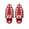 Motorcycle ATV Red Universal Fork Dust Shock Absorber Spring Covers