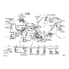LEXUS LX470 LAND CRUISER Rear Air Shock Height Control Hose