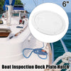 Boat Hatch / 6" Marine Boat Hatch Round Deck Plate Non-Slip White