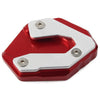 YAMAHA MT09 TRACER (2015-2017) Red CNC Kickstand Enlarger Plate