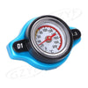 Car Water Temp Meter Blue 1.3 Bar Thermostatic Gauge Radiator Cap