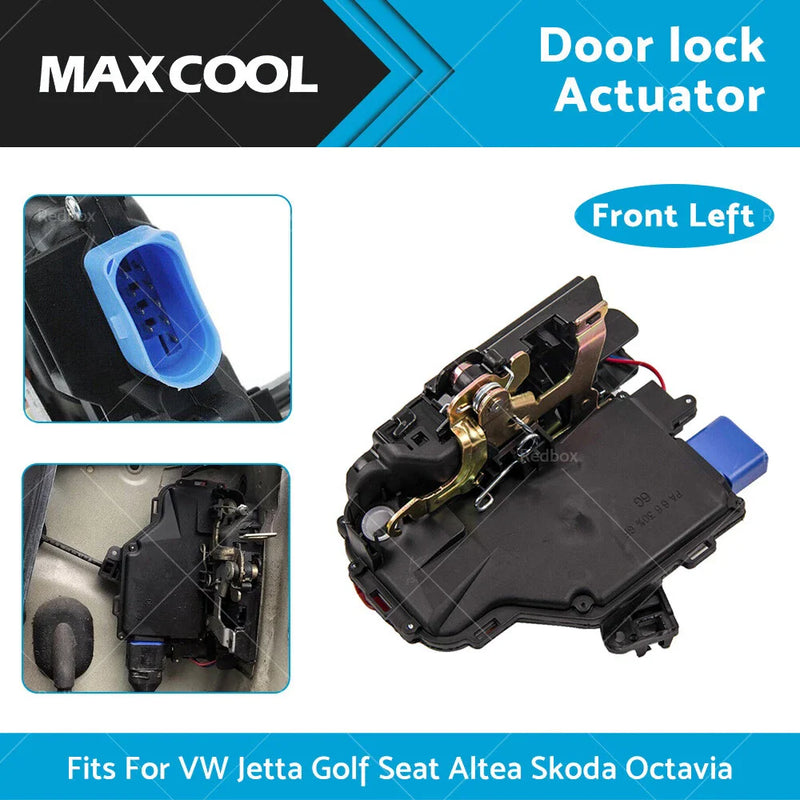 VW Jetta, Golf, Seat Altea, Skoda Octavia Front Left Door Lock Actuator (2006-2015)
