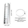Harley with Hole Silver Tone Exhaust Heat Shield Pipe Shield