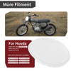 Honda Z50R Front Side White Number Plate (1979–1987)