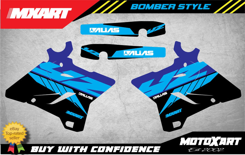 Yamaha YZ 250 Radiator Stickers (2015-2020)