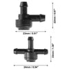 Volvo V50 Front Windshield Washer Nozzles (2006-2010)