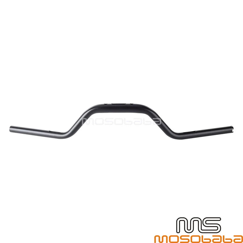 Harley Street Bob Sportster 1-1/4" Black Club Style High Bend Handlebar (2007-2023)