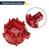Chevy & Ford - 1 Set Red Metal Ignition Distributor Cap