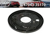 Toyota Tacoma Brake Backing Plate Rear RH (1995–2004)