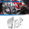 Chevy SBC 305 Polished Long Water Pump Alternator Bracket Kit