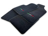 Fiat 500 2008-2019 Black Tailored Carpets 2 x AutoWin Premium Floor Mats