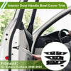 Subaru Outback Carbon Fiber Black Interior Door Handle Bowl Cover (20-24)