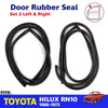 Door Rubber Seal Weatherstrip Pair L+R Fits Toyota Hilux RN10 Pickup 1968-72 D05