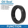 Make Model Oil Seal / 25x35x7mm / Shaft Seal Nitrile Rubber Black 5 Pcs