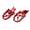 Kawasaki KX250F, Honda CR250 Dirt Bike Footpeg Pedals  Red (06-18, 02-07)